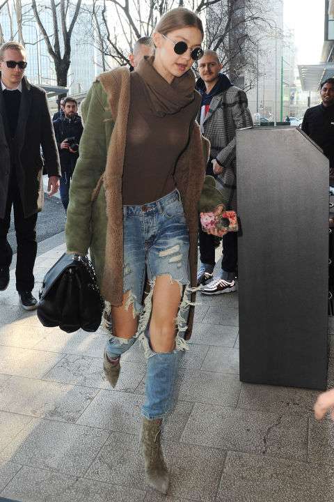 bella hadid ankle boots